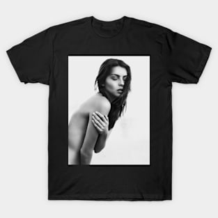 Woman, Girl, Fashion art, Fashion print, Scandinavian art, Modern art, Wall art, Print, Minimalistic, Modern T-Shirt